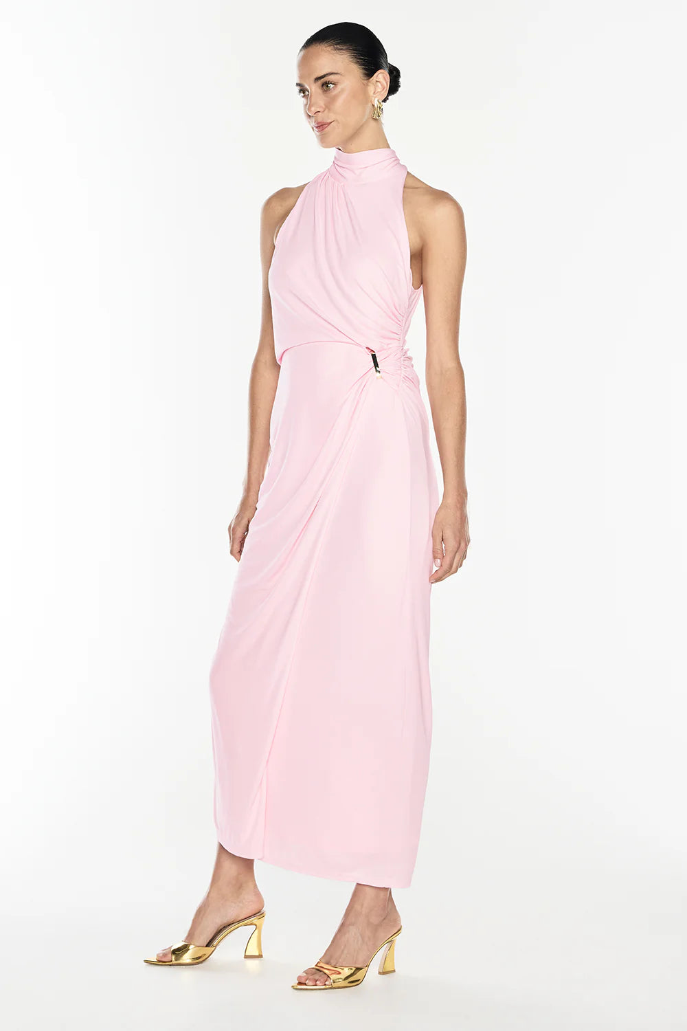 MANNING CARTELL - Sweet Days Halter Dress in Petal Pink