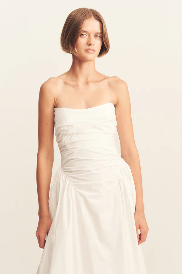 SHONA JOY - Morton Strapless Panelled Maxi Dress