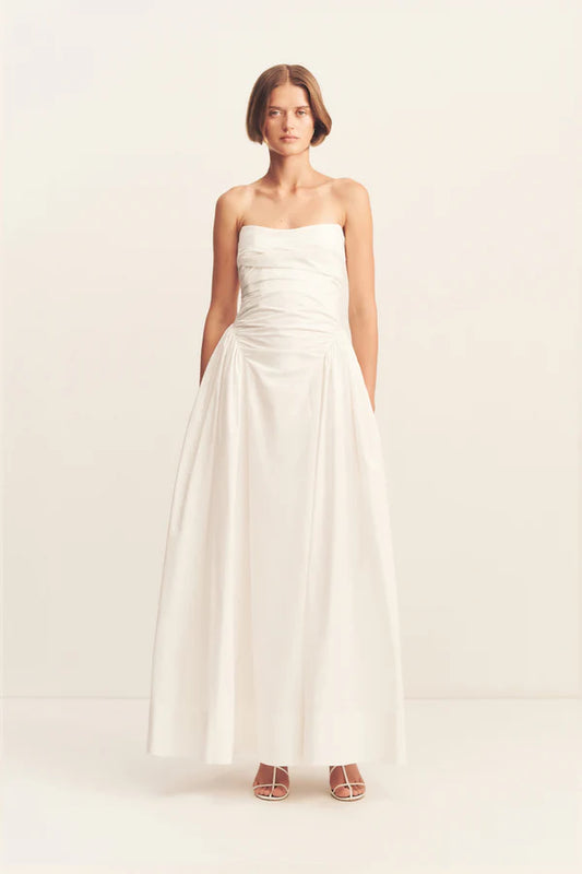 SHONA JOY - Morton Strapless Panelled Maxi Dress