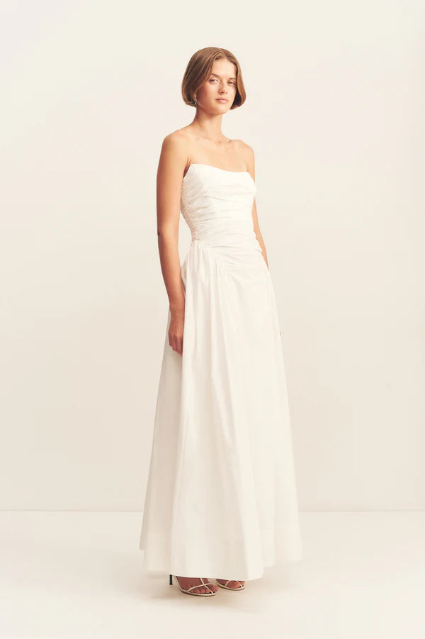 SHONA JOY - Morton Strapless Panelled Maxi Dress