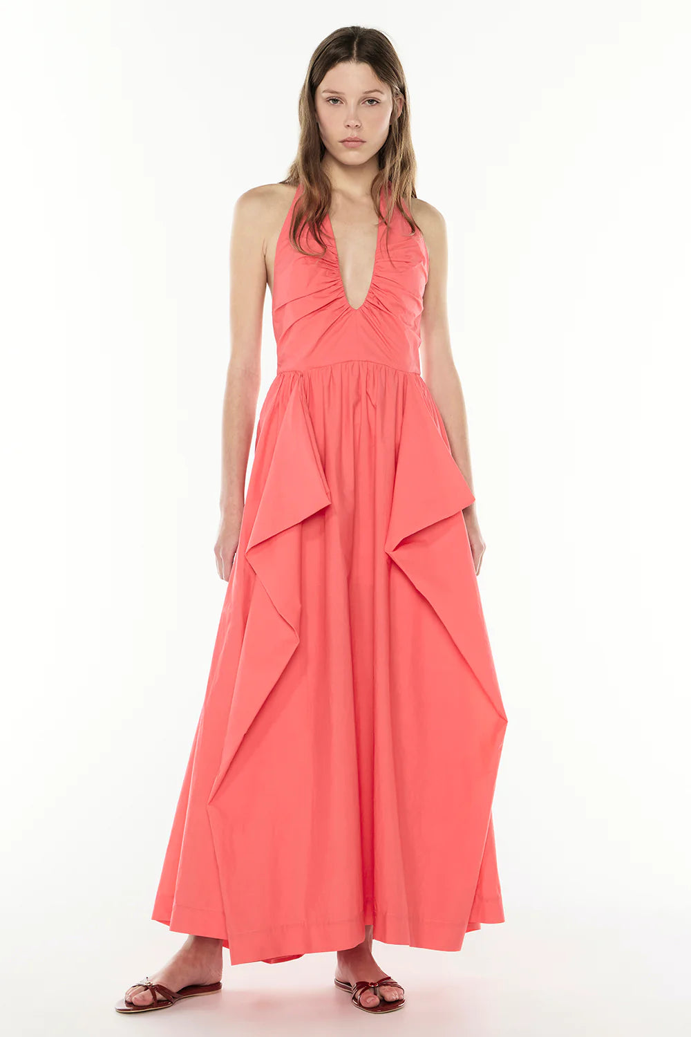 MANNING CARTELL Provence Halter Dress-melon