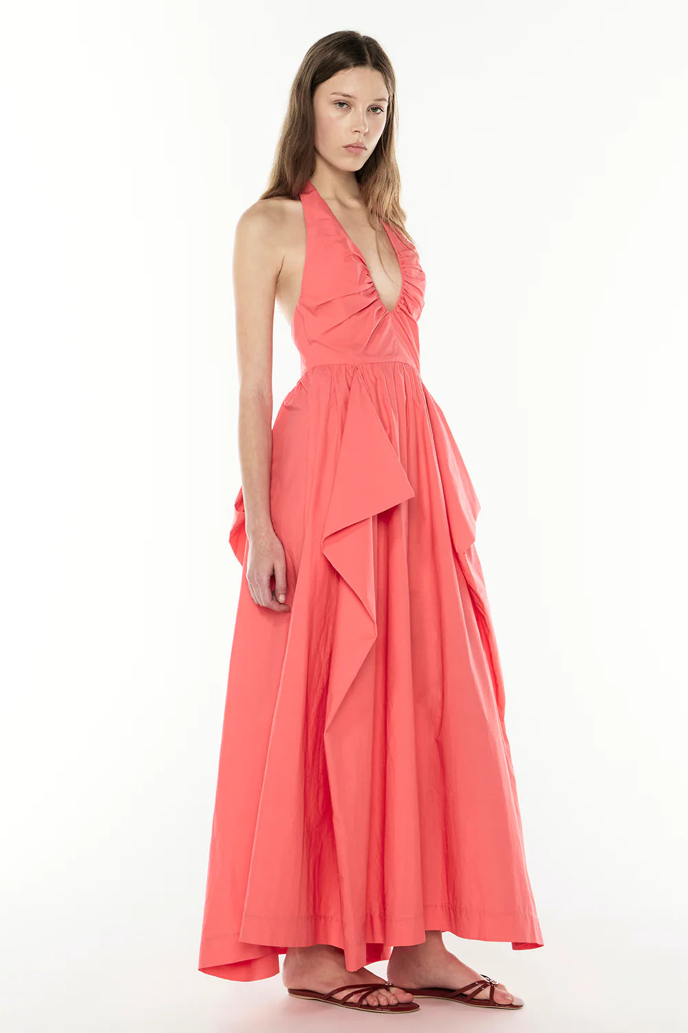 MANNING CARTELL Provence Halter Dress-melon