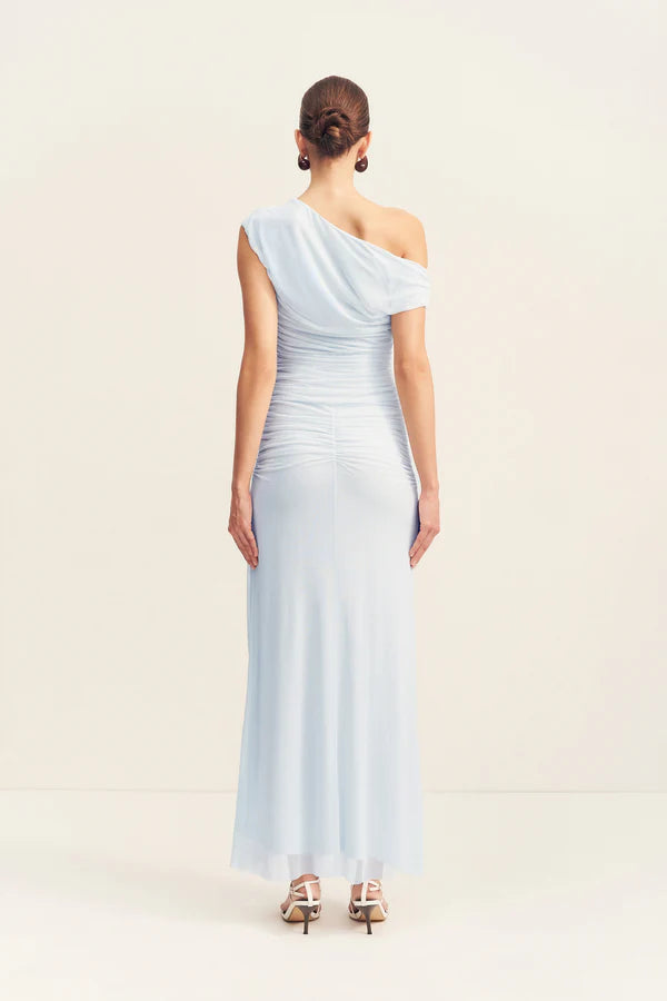 SHONA JOY - Mira Off Shoulder Maxi Dress - Sky