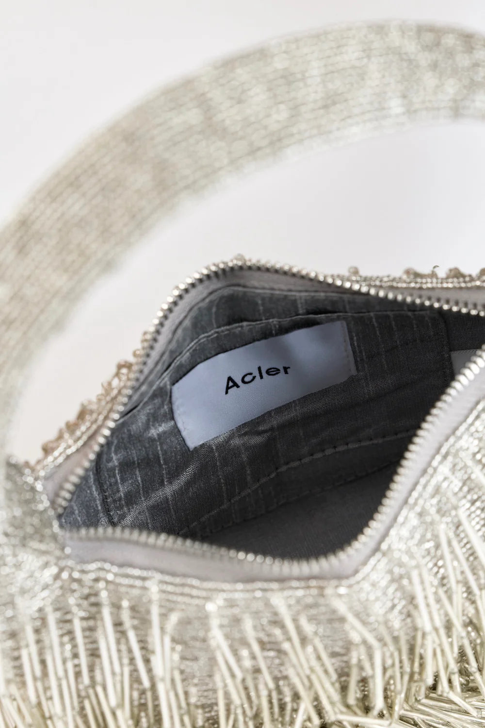 ACLER - Bead Birch Bag in Siver