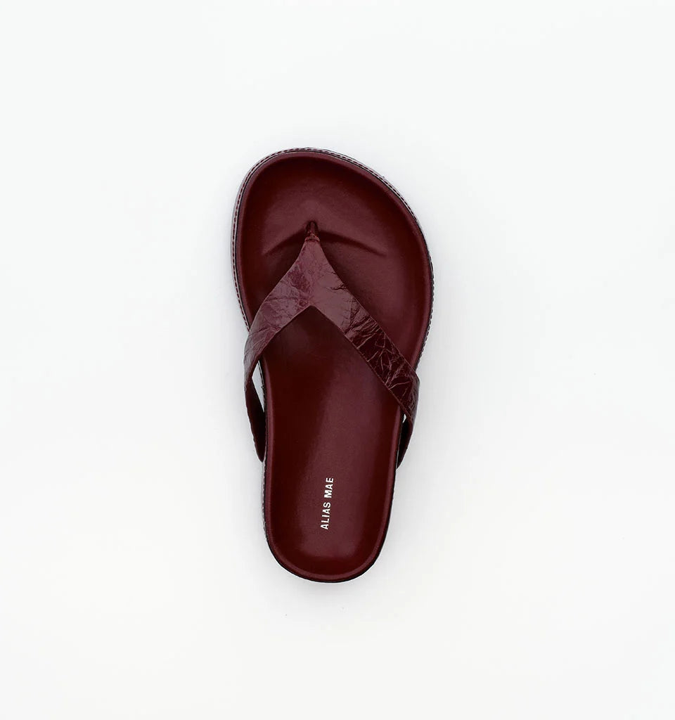 ALIAS MAE - Akiko in Burgunndy Oily Leather