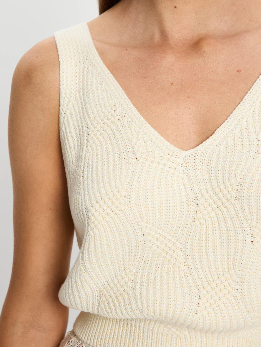 KIVARI - Aloe Knit Cami in Natural