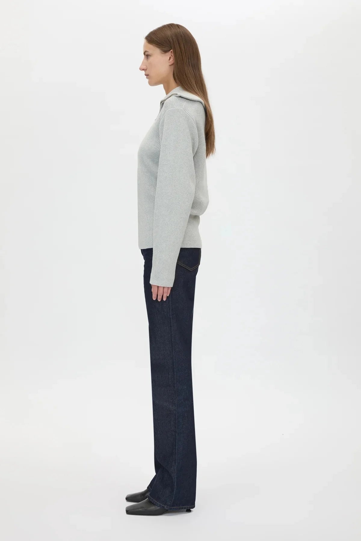CAMILLA AND MARC - Anouk Knit Pullover in Grey Marle