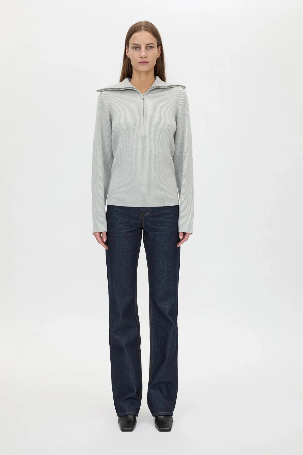 CAMILLA AND MARC - Anouk Knit Pullover in Grey Marle