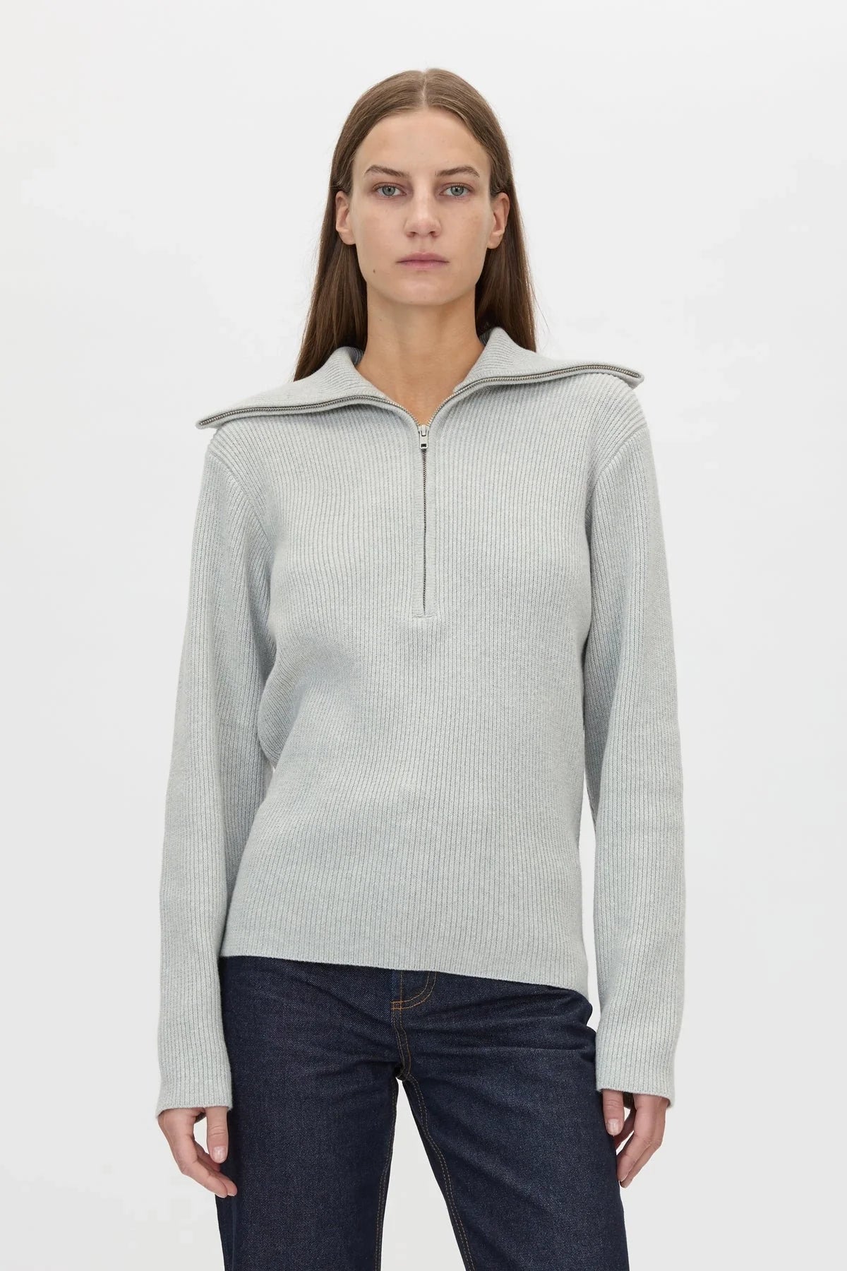 CAMILLA AND MARC - Anouk Knit Pullover in Grey Marle