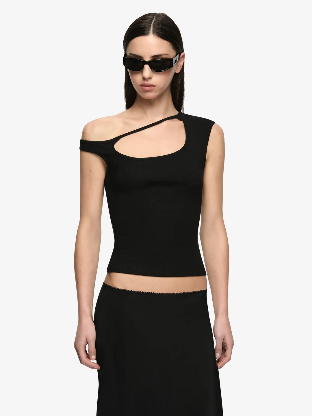 Bec and Bridge - Azuri Cut Out Top IN BLACK