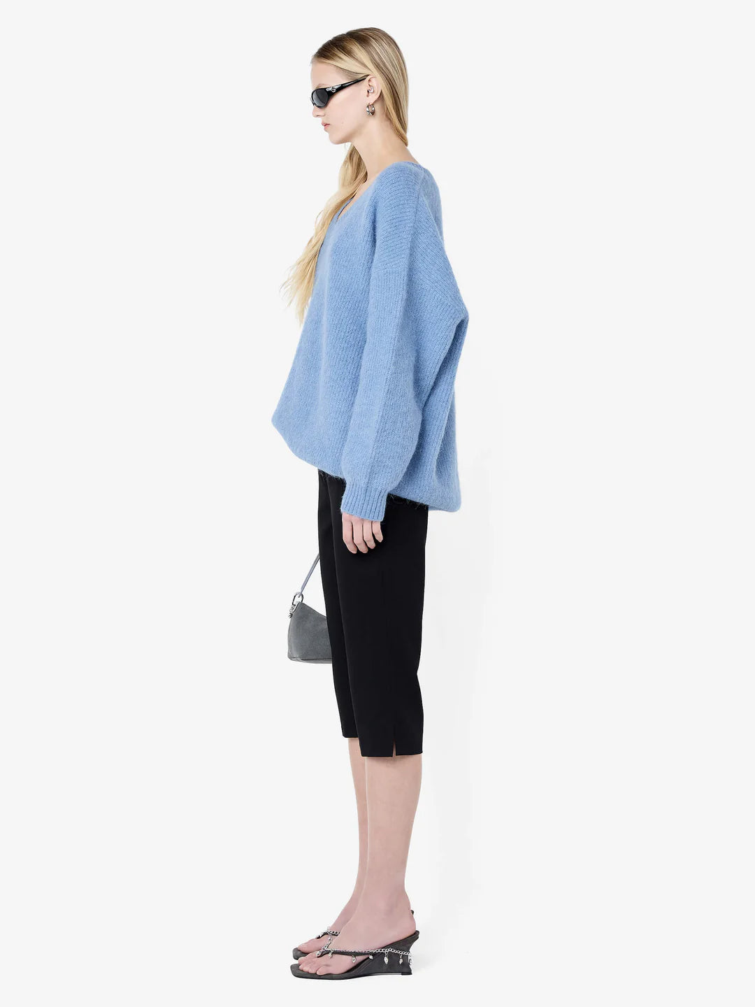 BEC + BRIDGE Neo Oversized Jumper Denim Blue