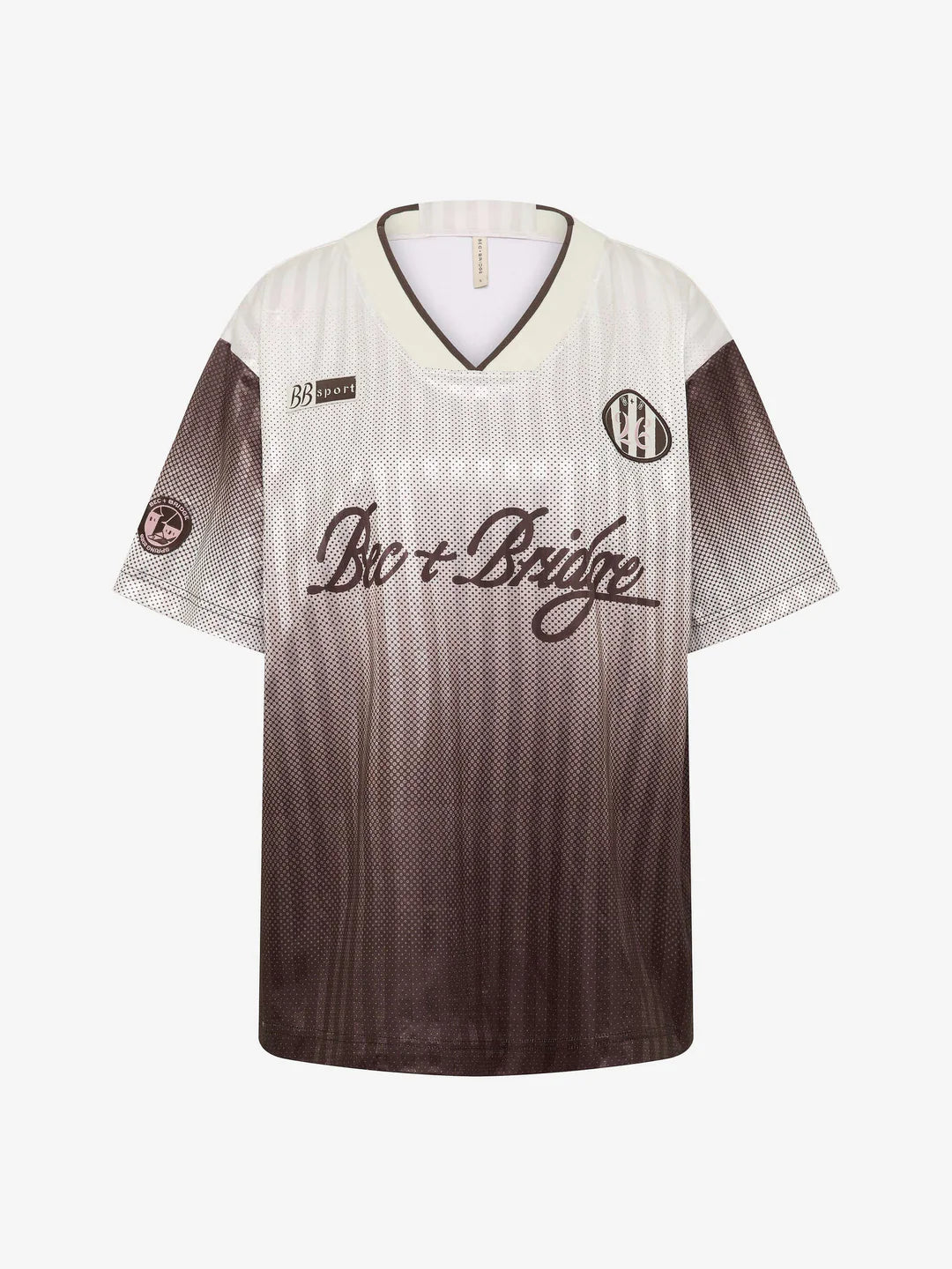 BEC + BRIDGE Zelia Jersey T Shirt in Bitter Choc Ombre