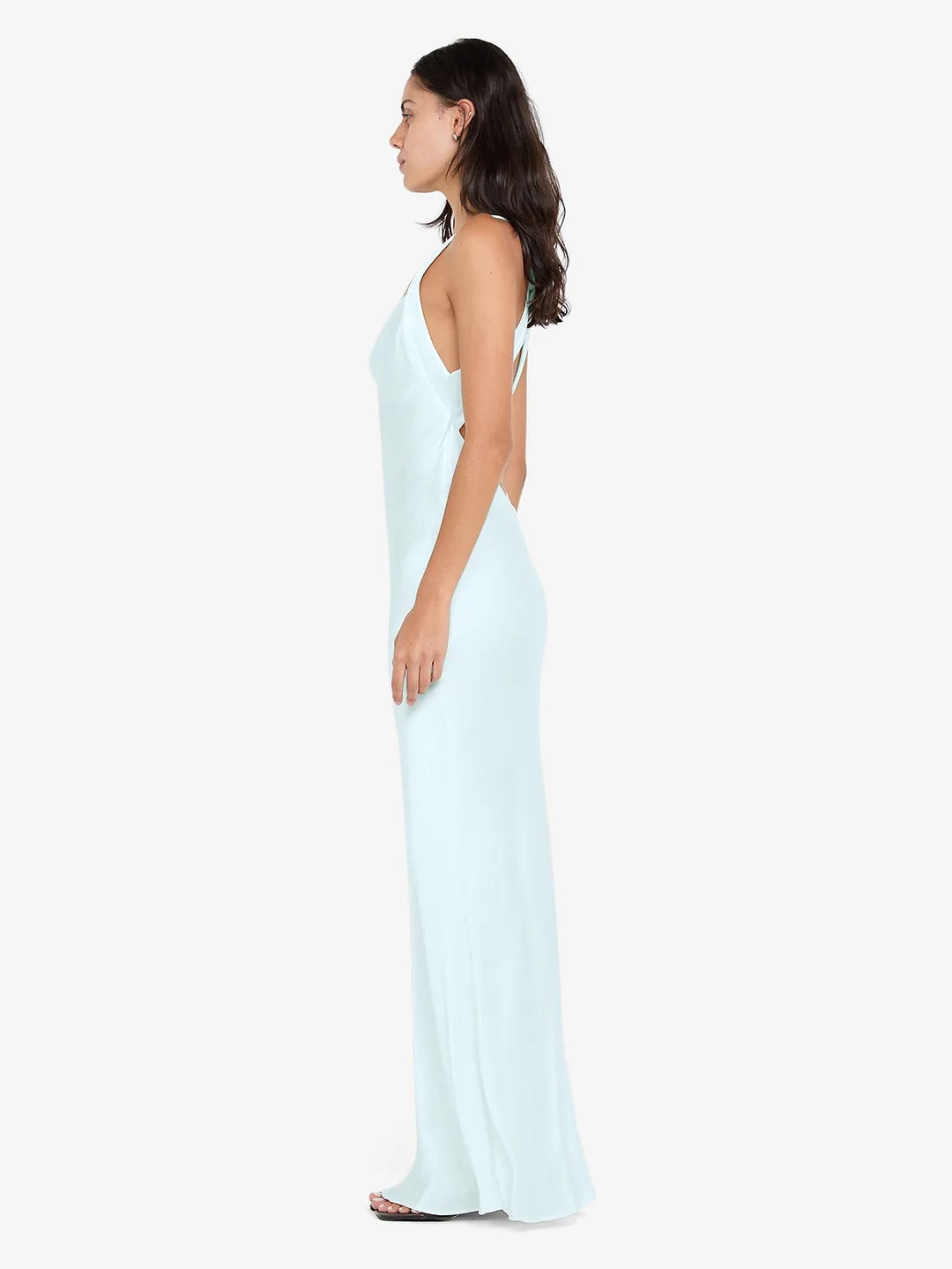 Bec + Bridge Gia Halter Maxi Dress in SEASPRAY