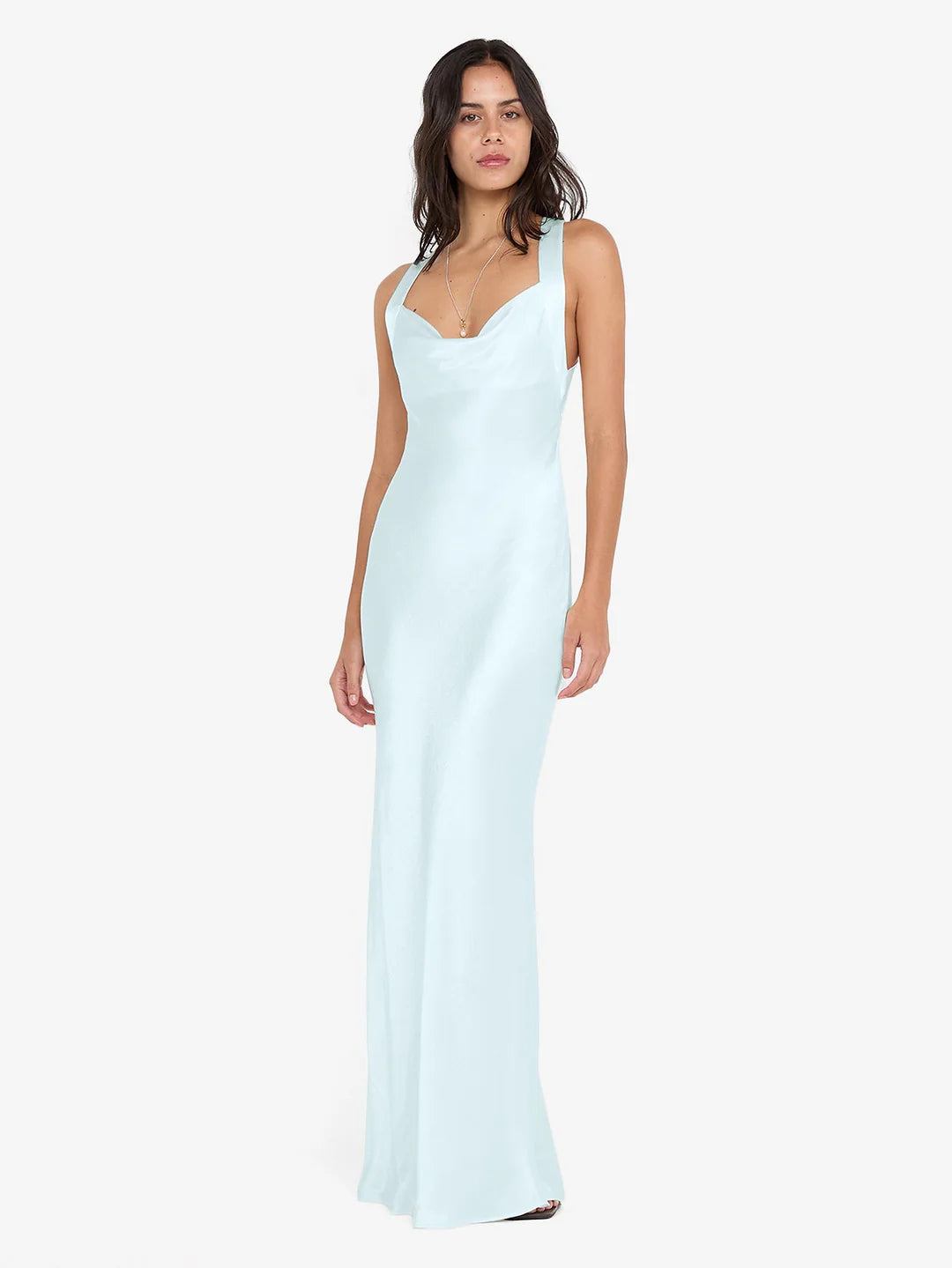 Bec + Bridge Gia Halter Maxi Dress in SEASPRAY