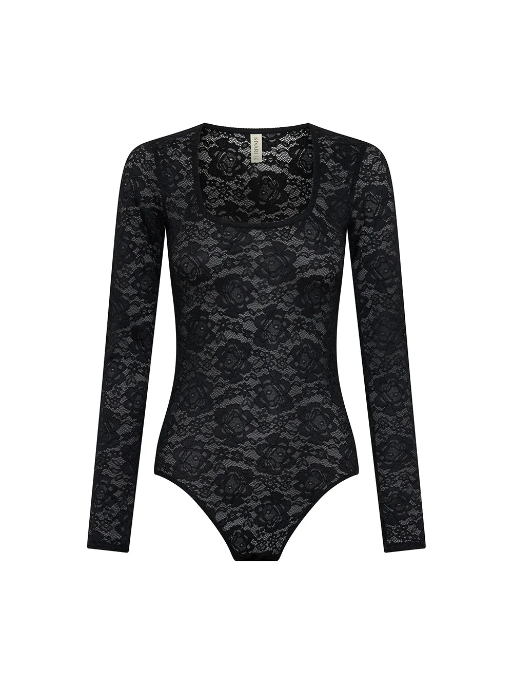 KIVARI - Bonnie Lace Bodysuit in Black