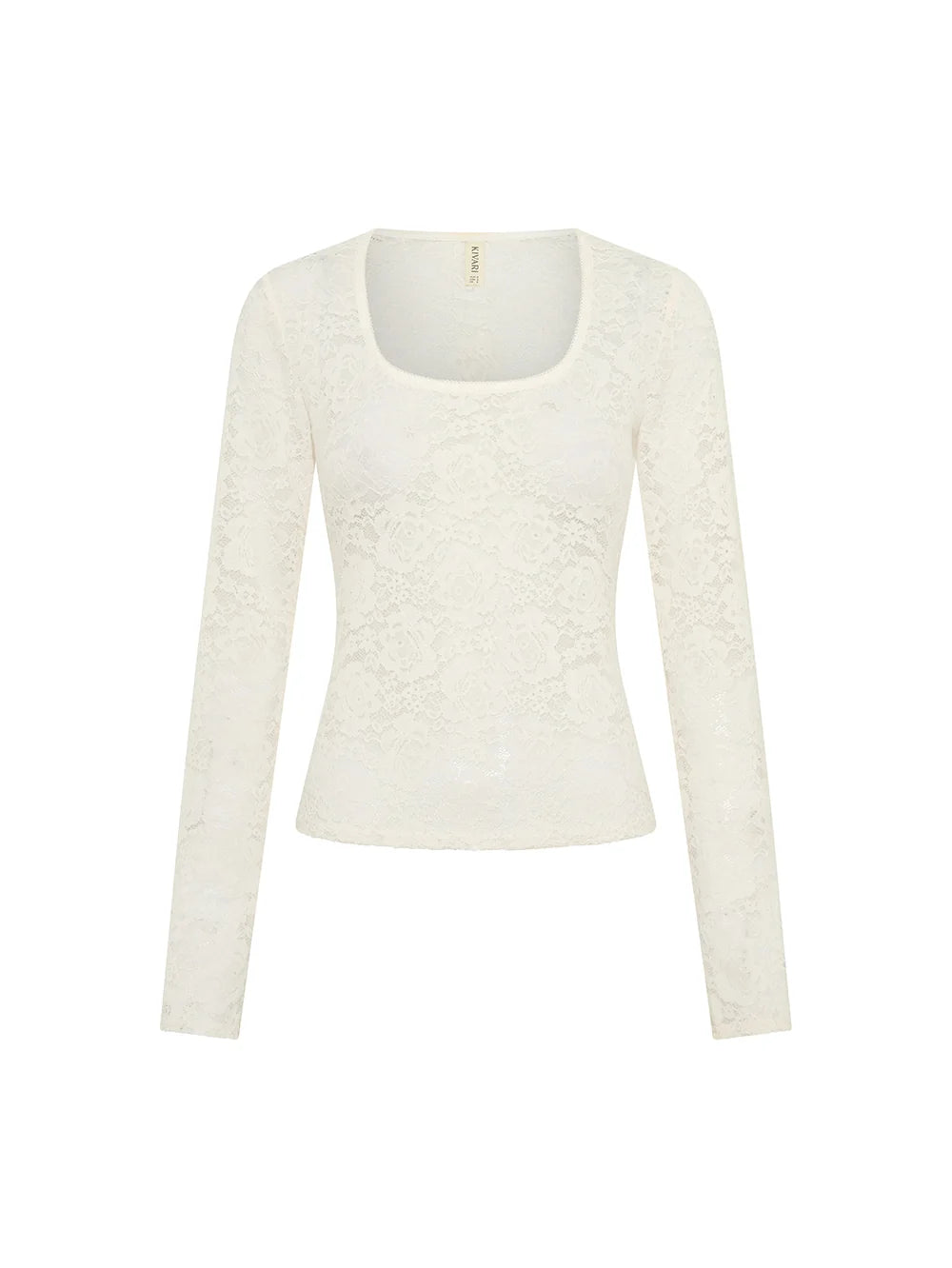 KIVARI - Bonnie Lace Top in Ivory