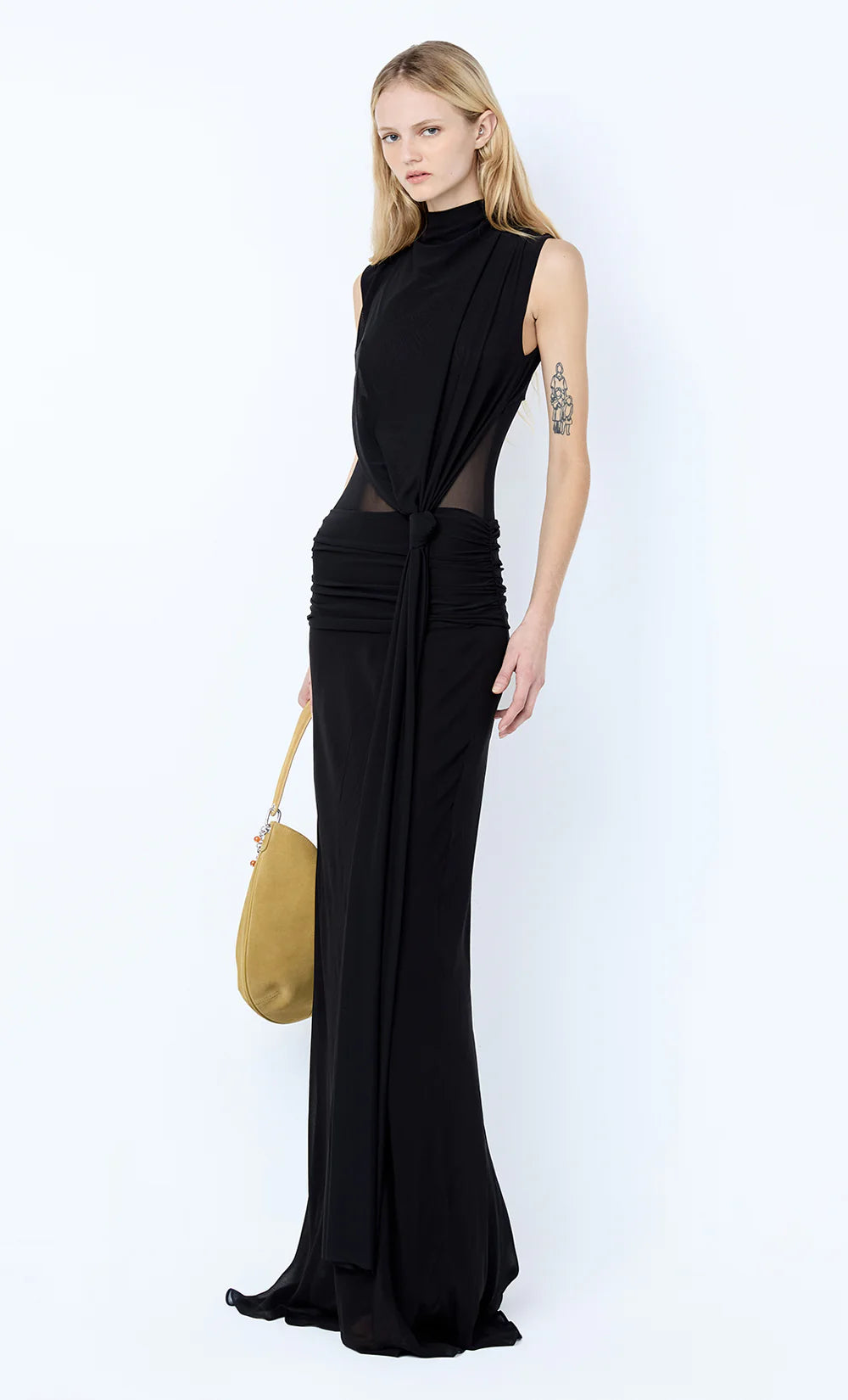 BEC + BRIDGE - Cassis Knot Maxi Dress in Black