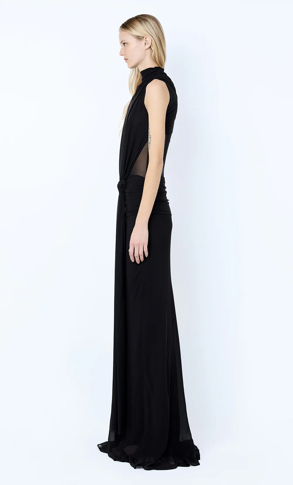 BEC + BRIDGE - Cassis Knot Maxi Dress in Black