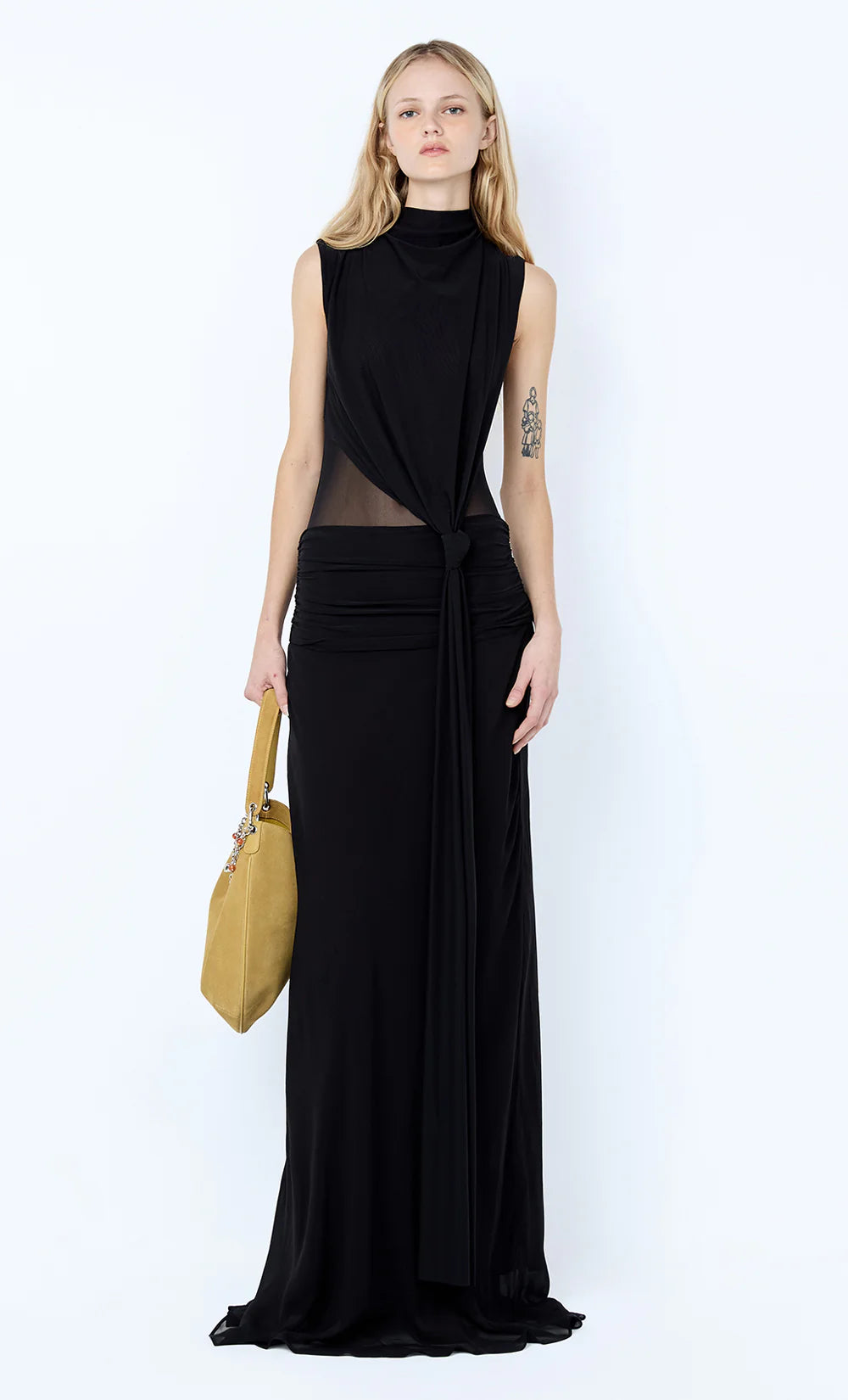 BEC + BRIDGE - Cassis Knot Maxi Dress in Black