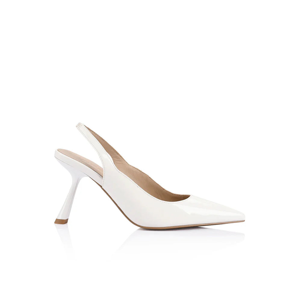 LANA WILKINSON - Celeste Pump in White Patent Leather