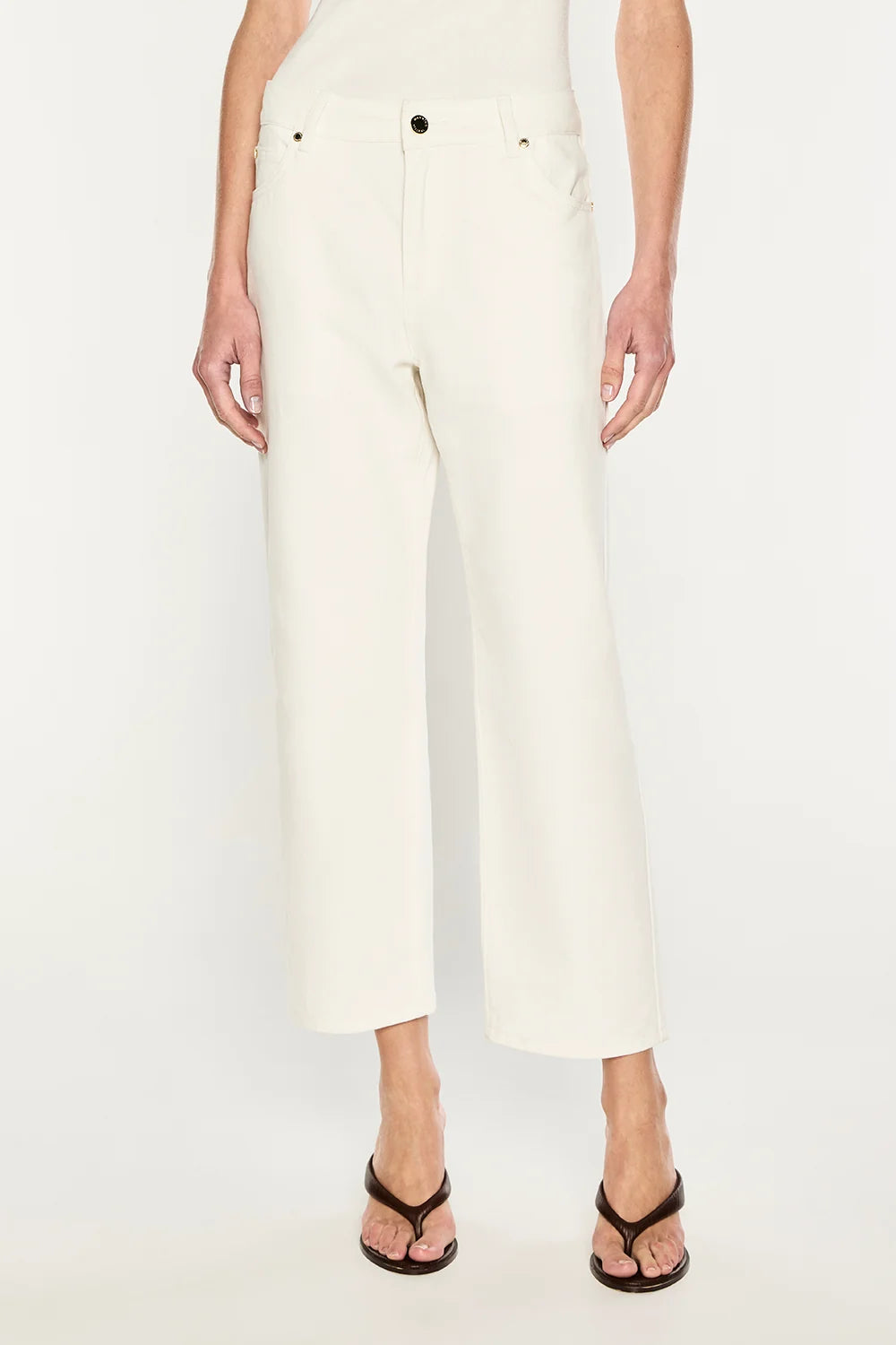 Manning Cartell - Clean Slate Crop Jean IN OFF WHITE