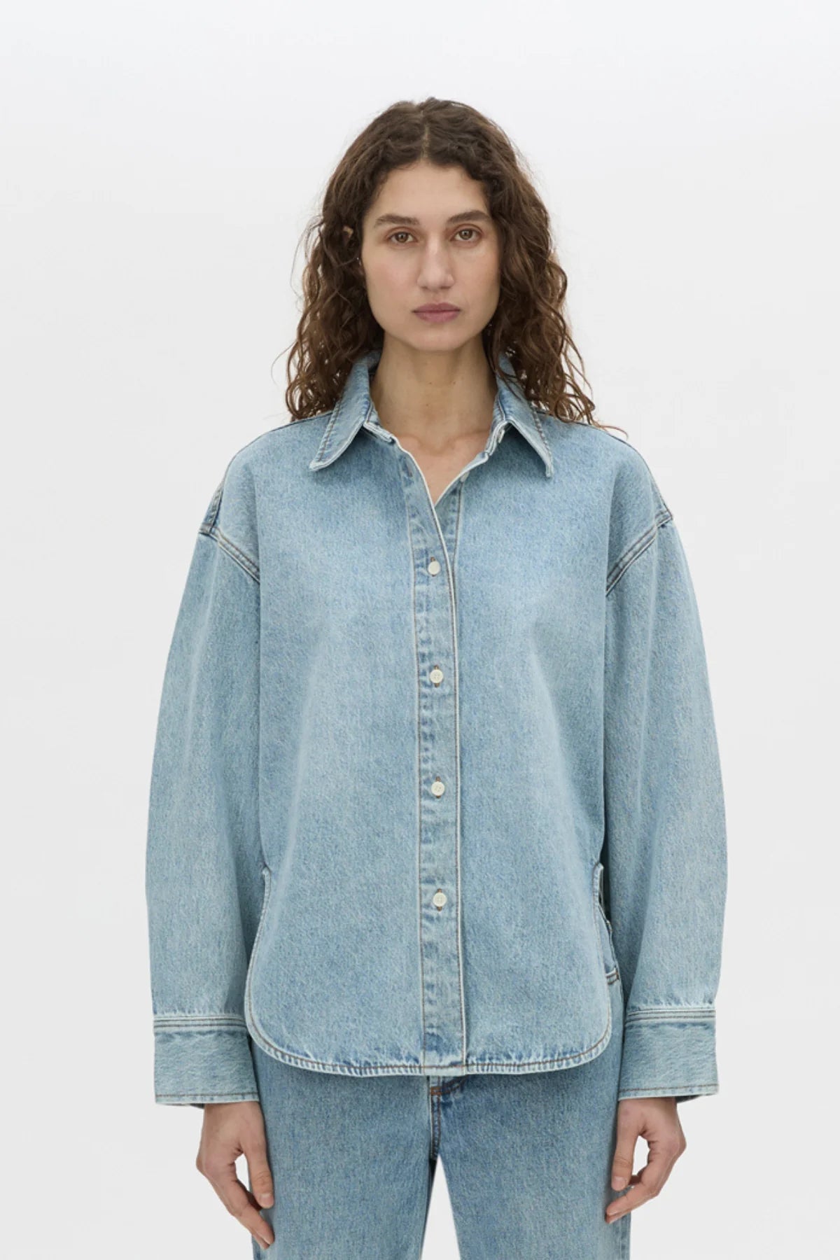Camilla and Marc - Cody Denim Shirt IN LIGHT BLUE