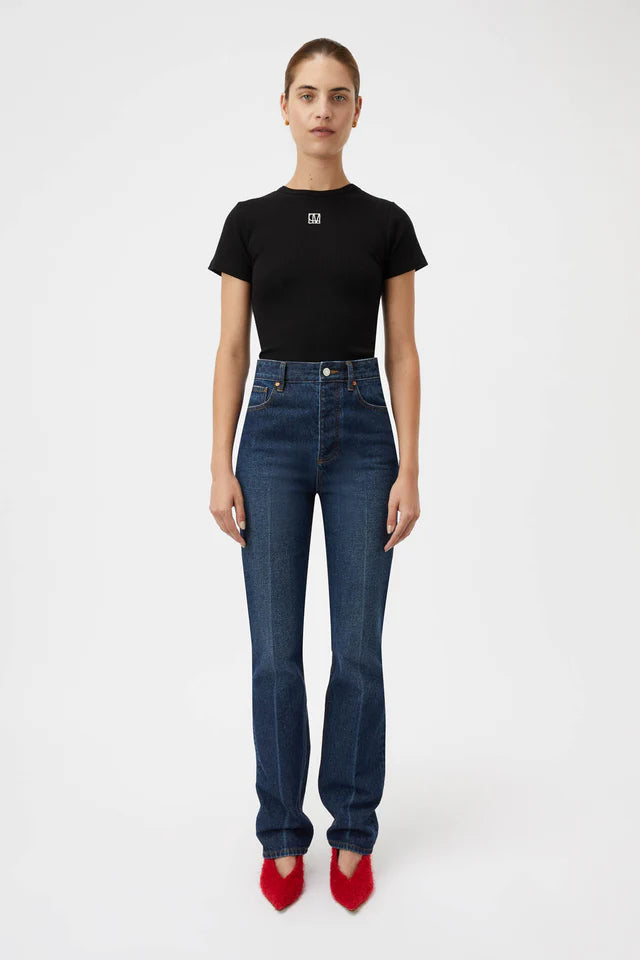 CAMILLA AND MARC Nora fitted tee-black