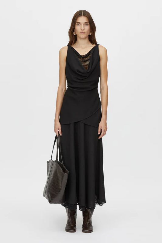 CAMILLA AND MARC Attar Cowl Top-black