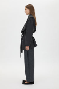 CAMILLA AND MARC Audrey Wrap Jacket Charcoal