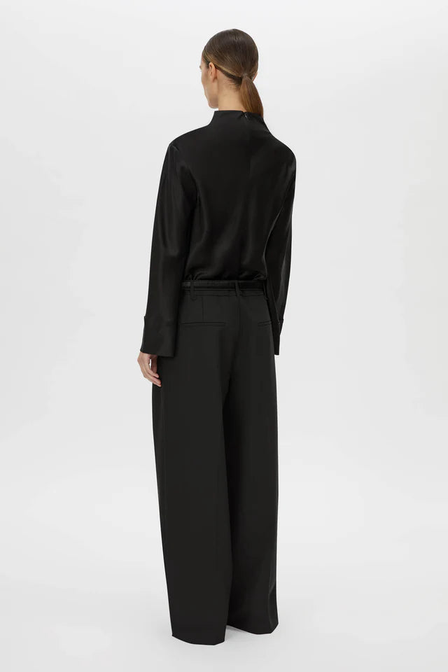 CAMILLA AND MARC Chimera High Neck Blouse-black