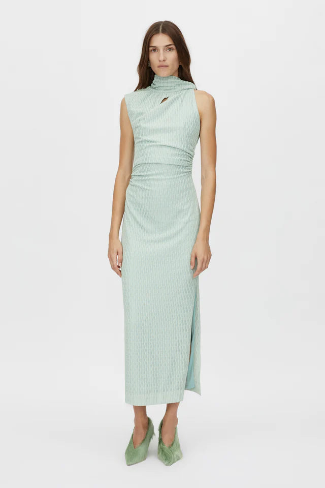 CAMILLA AND MARC Davana Midi Dress-sage green