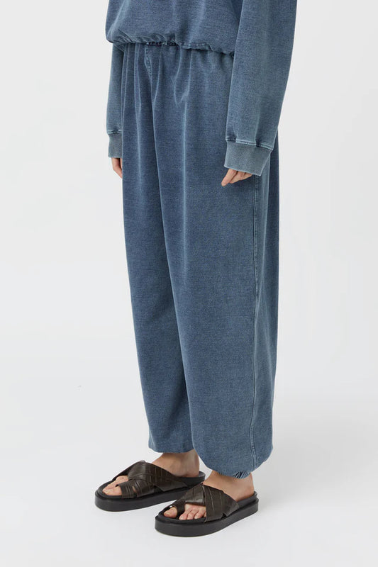 CAMILLA AND MARC Dovell Cotton Pant-indigo blue