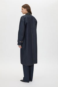 CAMILLA AND MARC Enzo Denim Coat Indigo