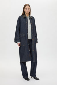CAMILLA AND MARC Enzo Denim Coat Indigo
