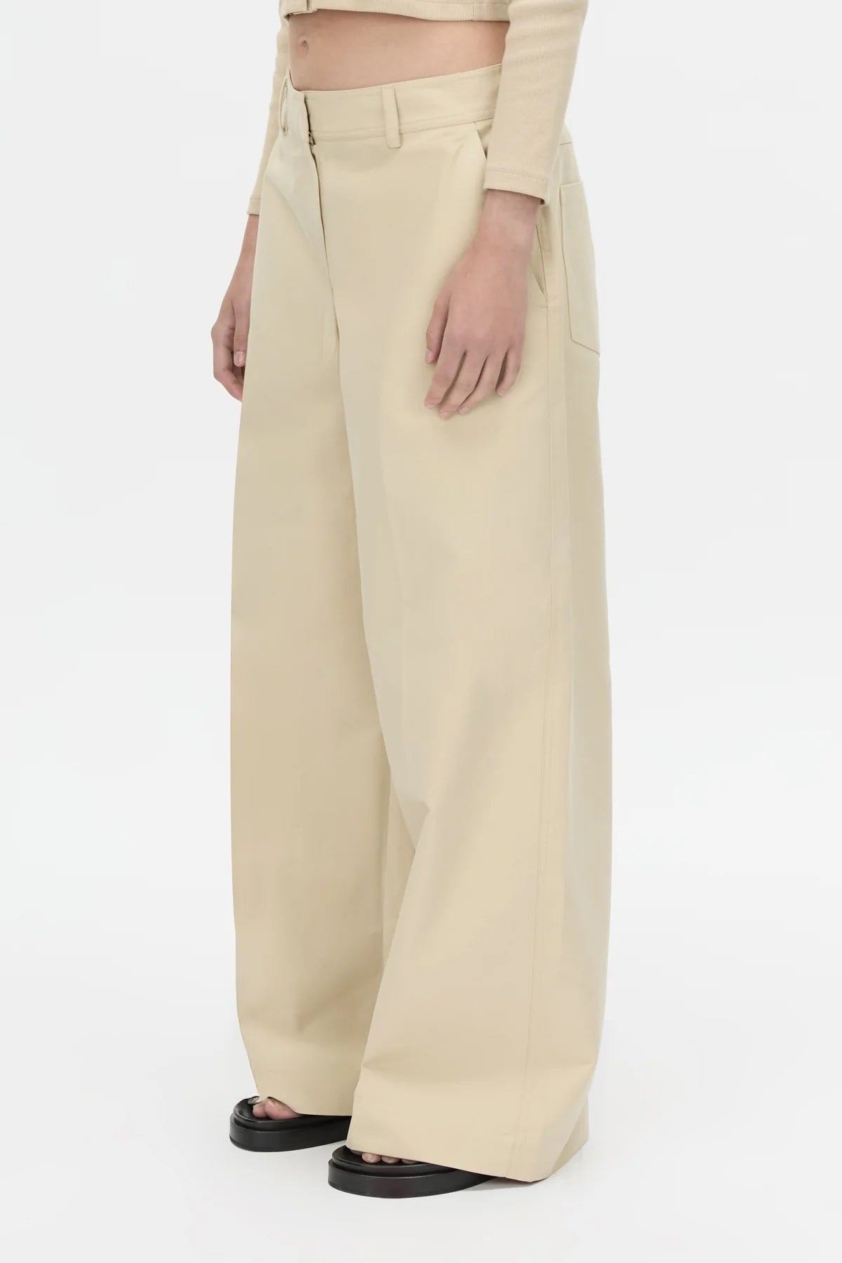 Camilla and Marc - Florent Man Style Pant IN LATTE