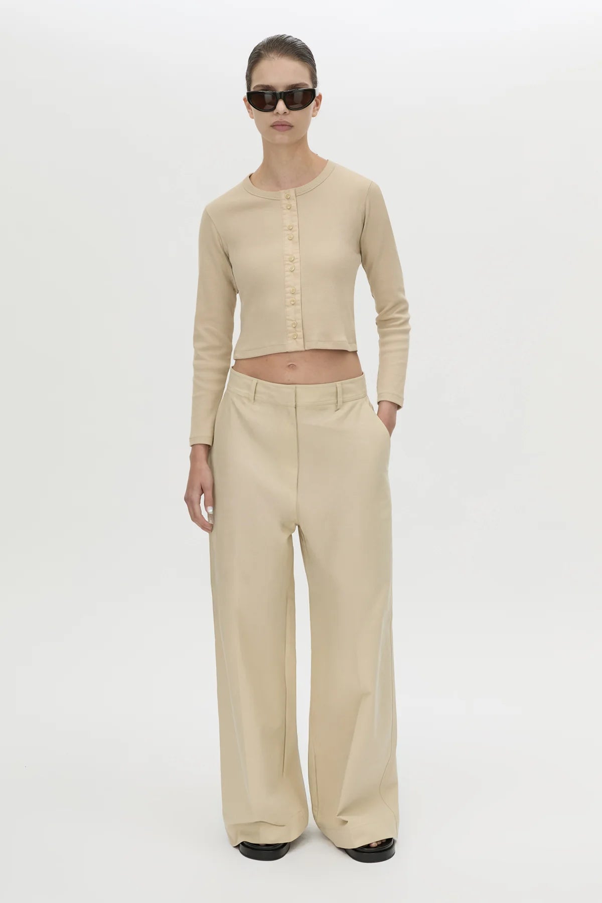 Camilla and Marc - Florent Man Style Pant IN LATTE