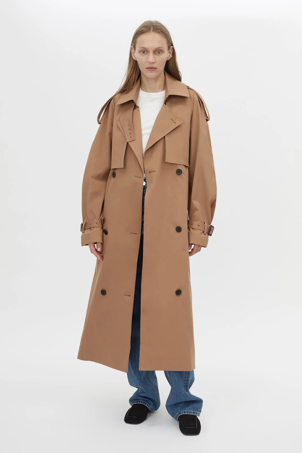 CAMILLA AND MARC - Nelle Oversized Trench Coat in Toffee