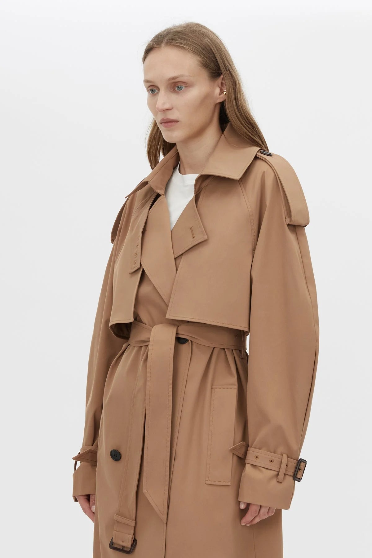 CAMILLA AND MARC - Nelle Oversized Trench Coat in Toffee