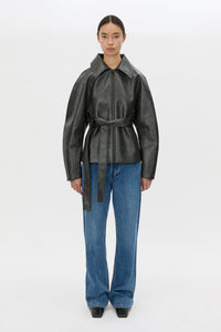 CAMILLA AND MARC Oreno Belted Jacket Charcoal