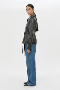 CAMILLA AND MARC Oreno Belted Jacket Charcoal