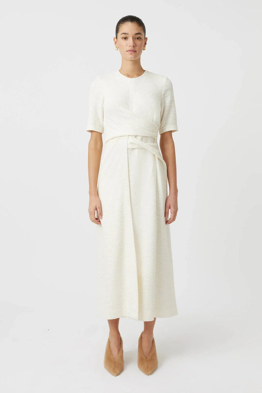 CAMILLA AND MARC -  Realm Twist Dress in cream