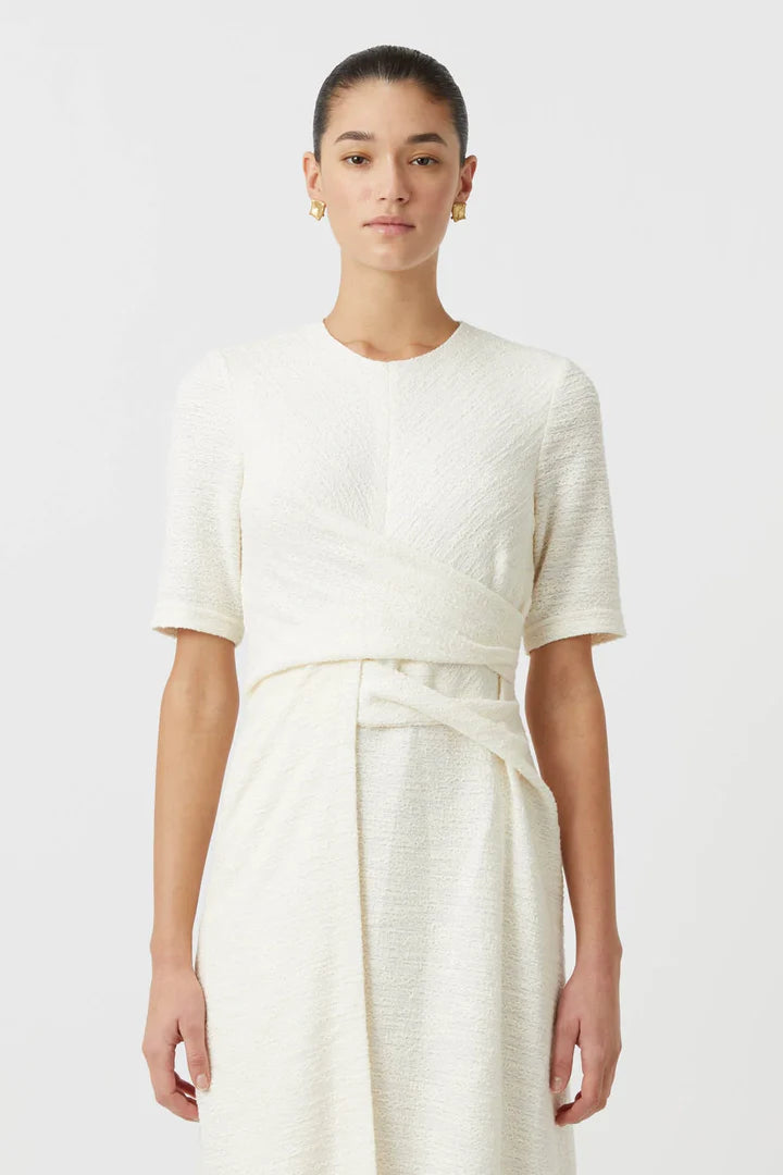 CAMILLA AND MARC -  Realm Twist Dress in cream