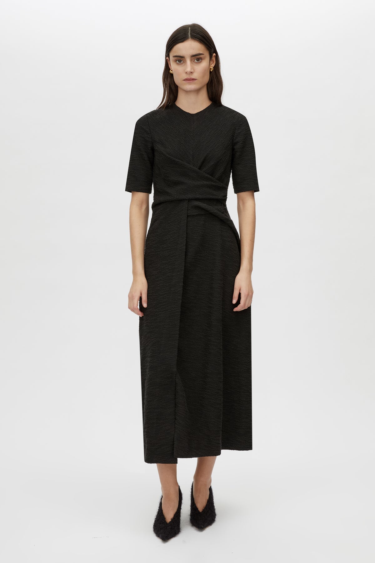 CAMILLA AND MARC Realm Twisted Midi-black