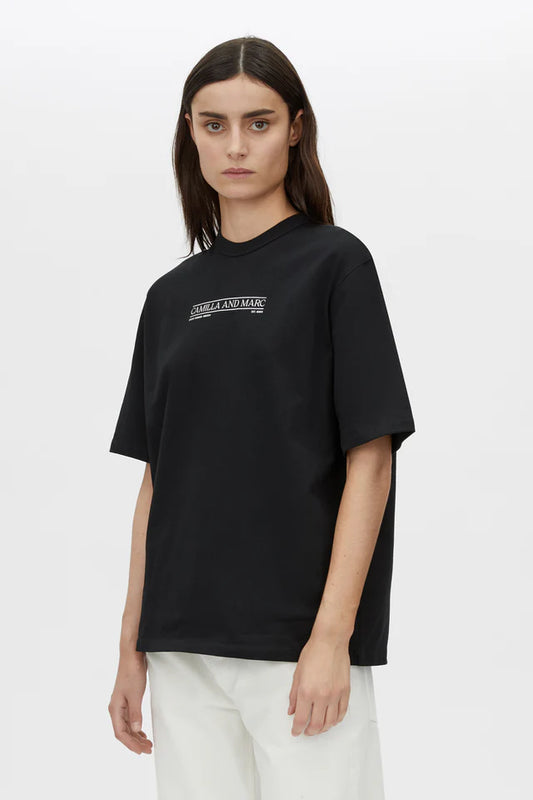 CAMILLA AND MARC Rigel Logo Tee-black