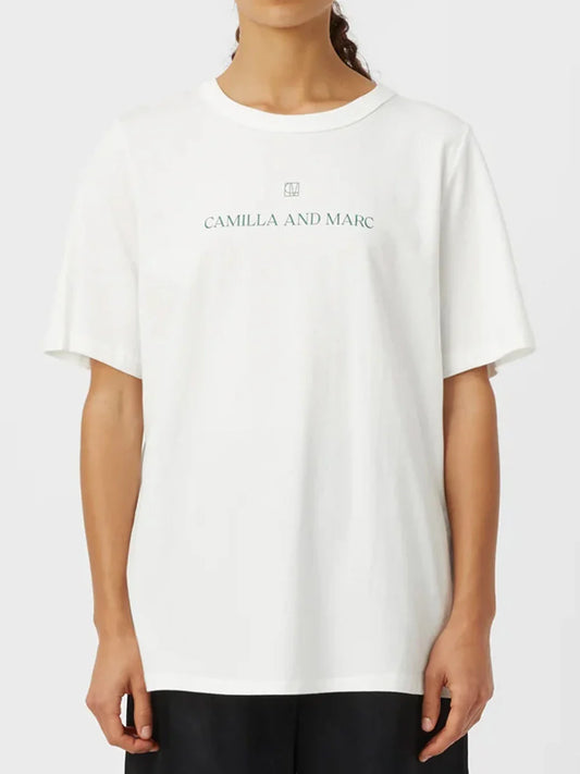 CAMILLA AND MARC Grayson tee-soft white