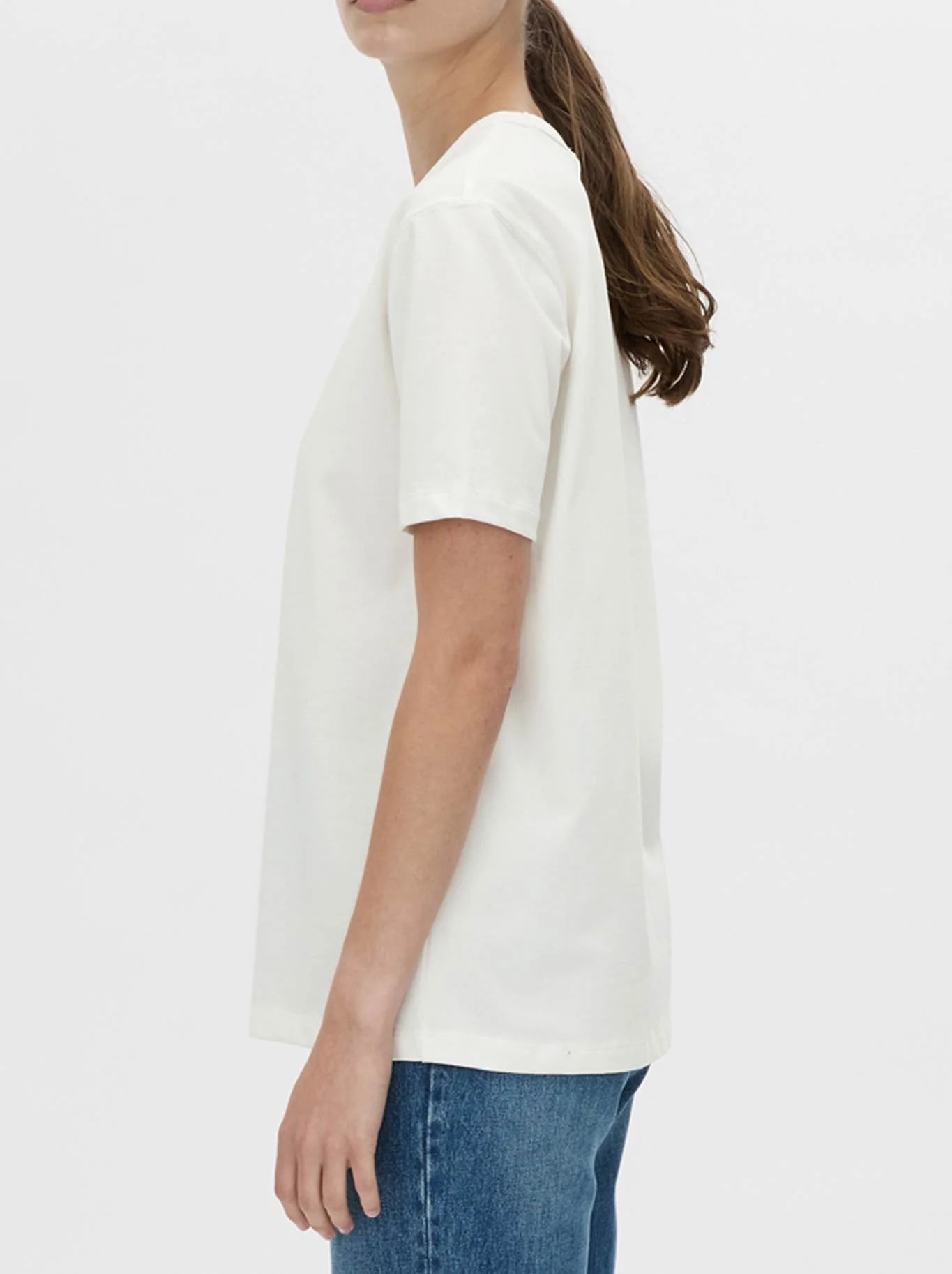 Camilla and Marc - Wilde Print Tee IN SOFT WHITE/BLACK