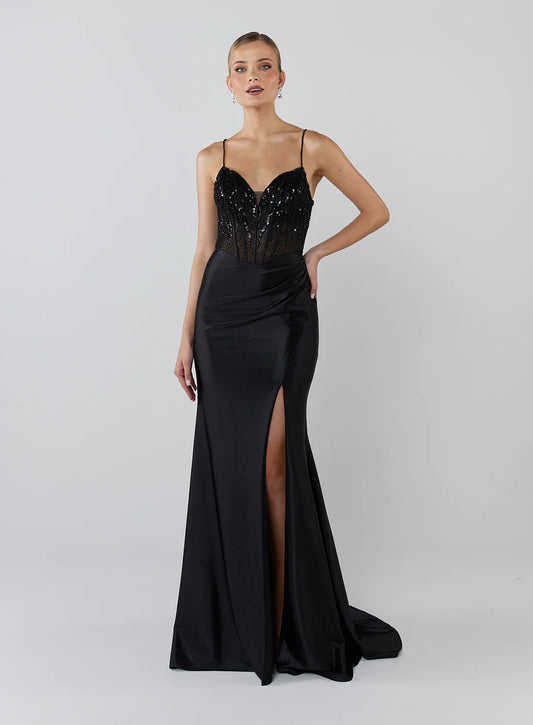 TANIA OLSEN - Carmella Dress in Black