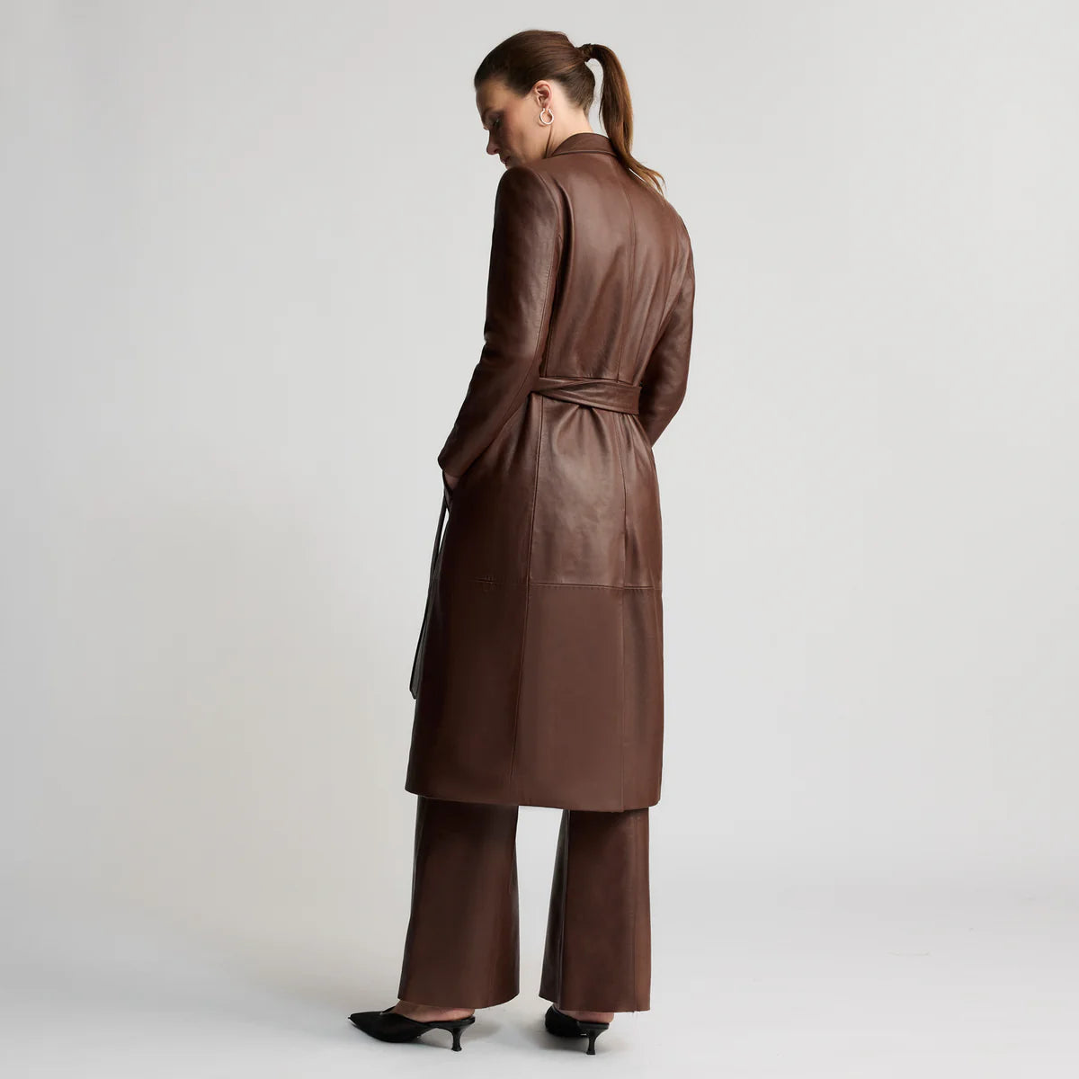 RAW BY RAW Chestin Trench coat-chestnut