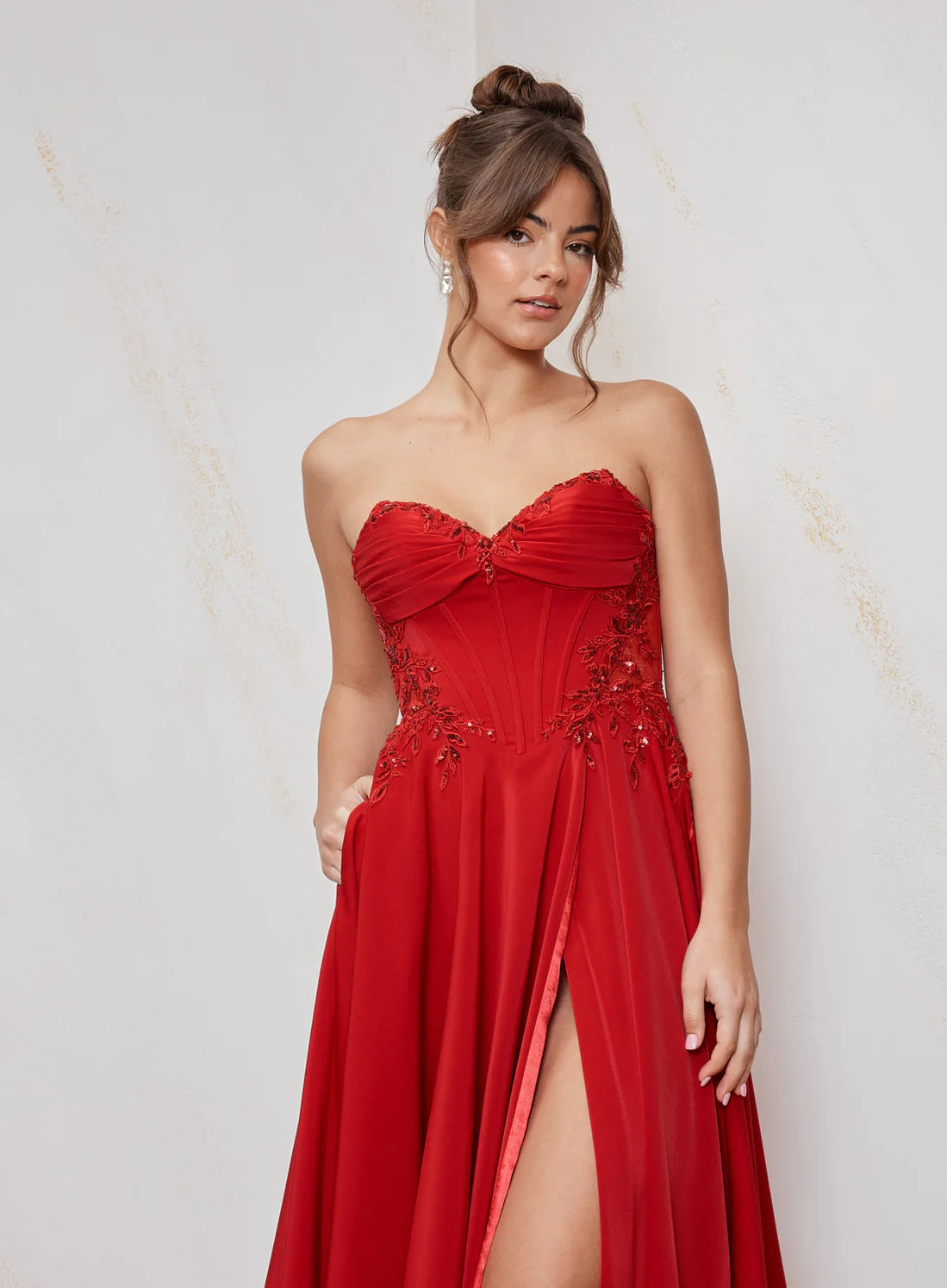 TANIA OLSEN - Clarisse Dress in Red