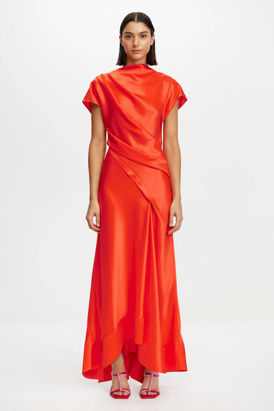 ACLER - Glatton Maxi Dress in Rosso